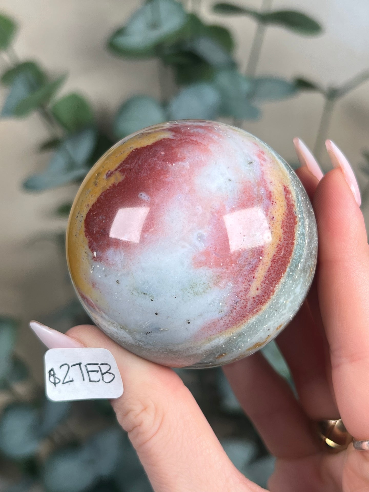 Sea Jasper Spheres (27-30, 3 options)